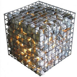 Hot Sale Hot dip galvanized 1x1x0.5m Gabion Welded Wire Mesh Box Stone Gabion Retaining Wall