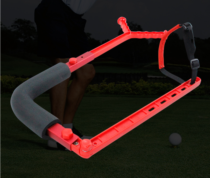 Golf Swing Training Aid Foldable Practice Golf Swing Trainer Aid for Beginner