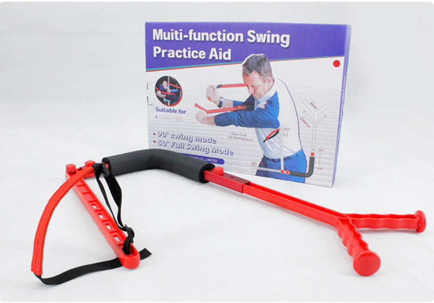 Golf Swing Training Aid Foldable Practice Golf Swing Trainer Aid for Beginner