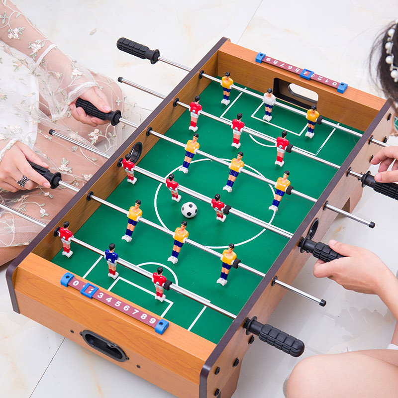 Children's Multi-Player Tabletop Soccer Game Educational Companion Toy for Parents and Kids Coin Operated Ball Type