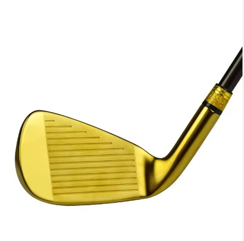 Factory Direct Sales Men's Gold Forged Stainless Steel Golf Clubs with Club Head for Outdoor Use and Hand Divot Tool