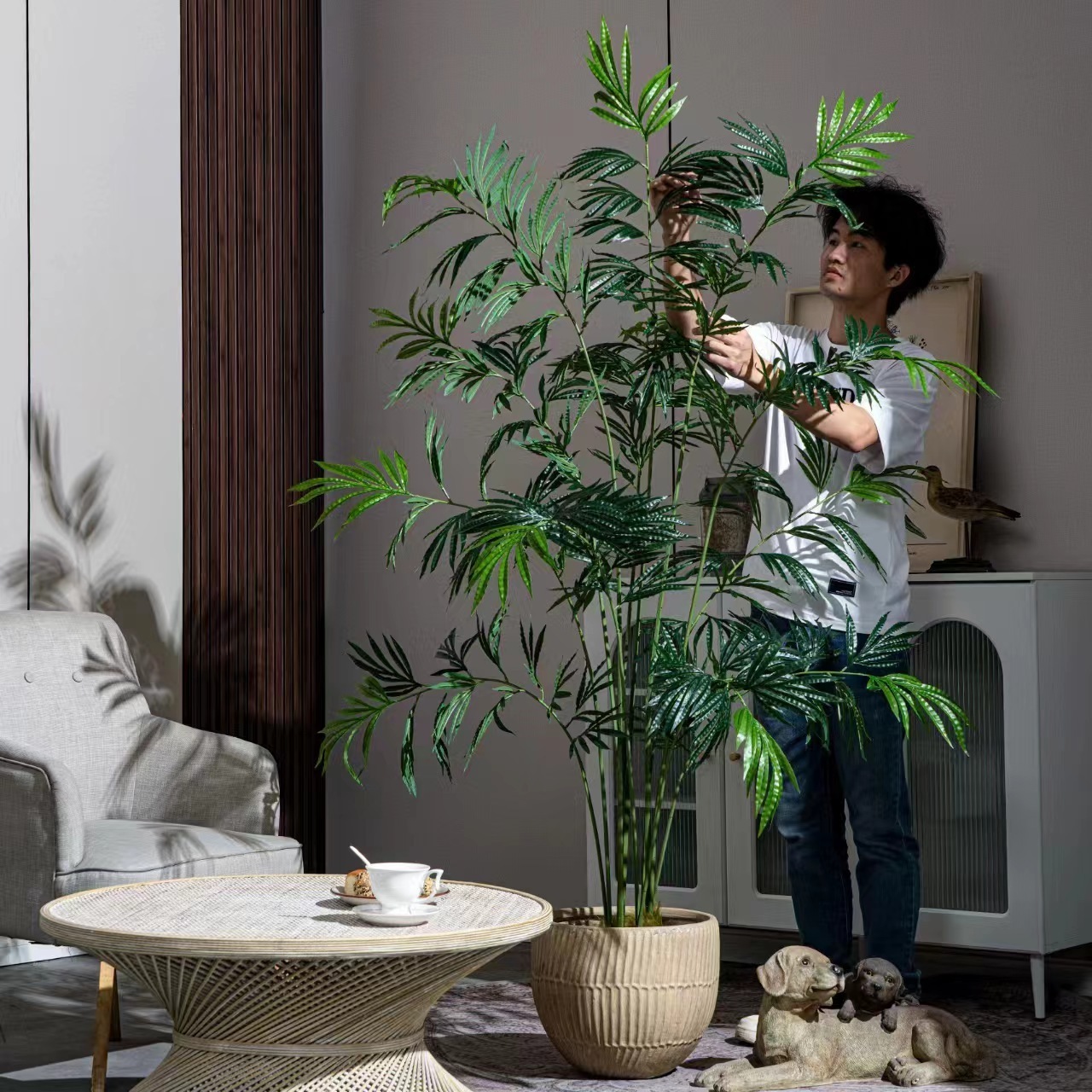 Wholesale Popular Multipurpose Indoor Decoration Large Artificial Bamboo Tree Artificial Plant For Home Office Hotel Decor