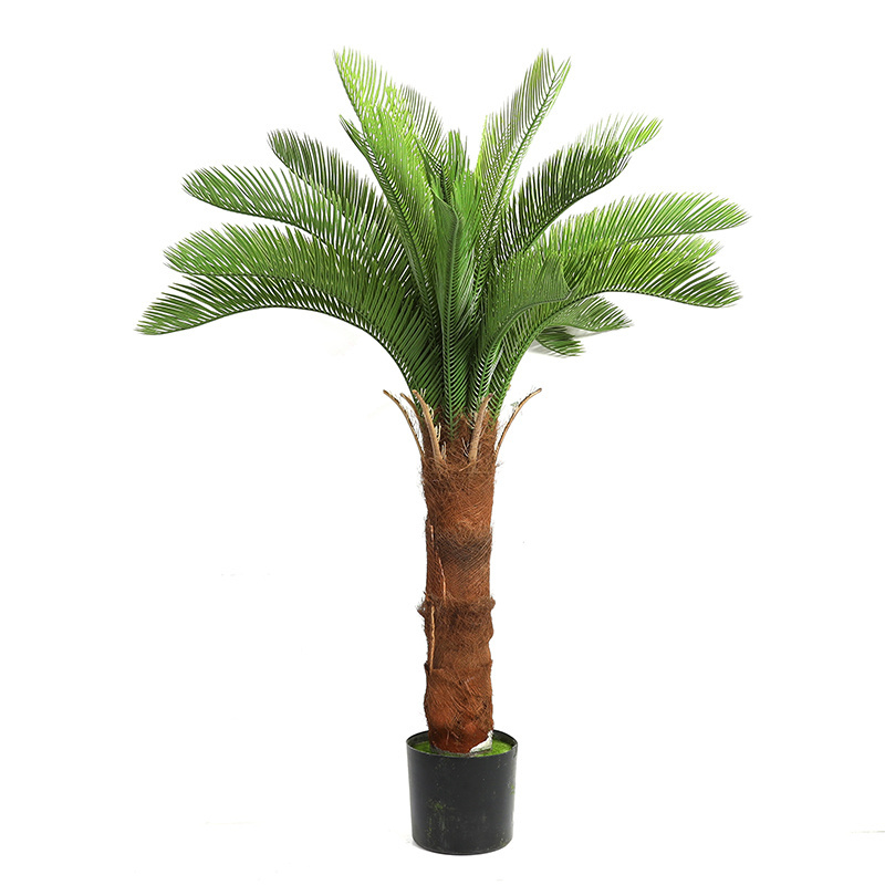 1.6m/5ft 1.3m/4ft Factory Direct Sale Multipurpose Decor Artificial Cycas Revoluta Landscape Prop Tree Movable Tree