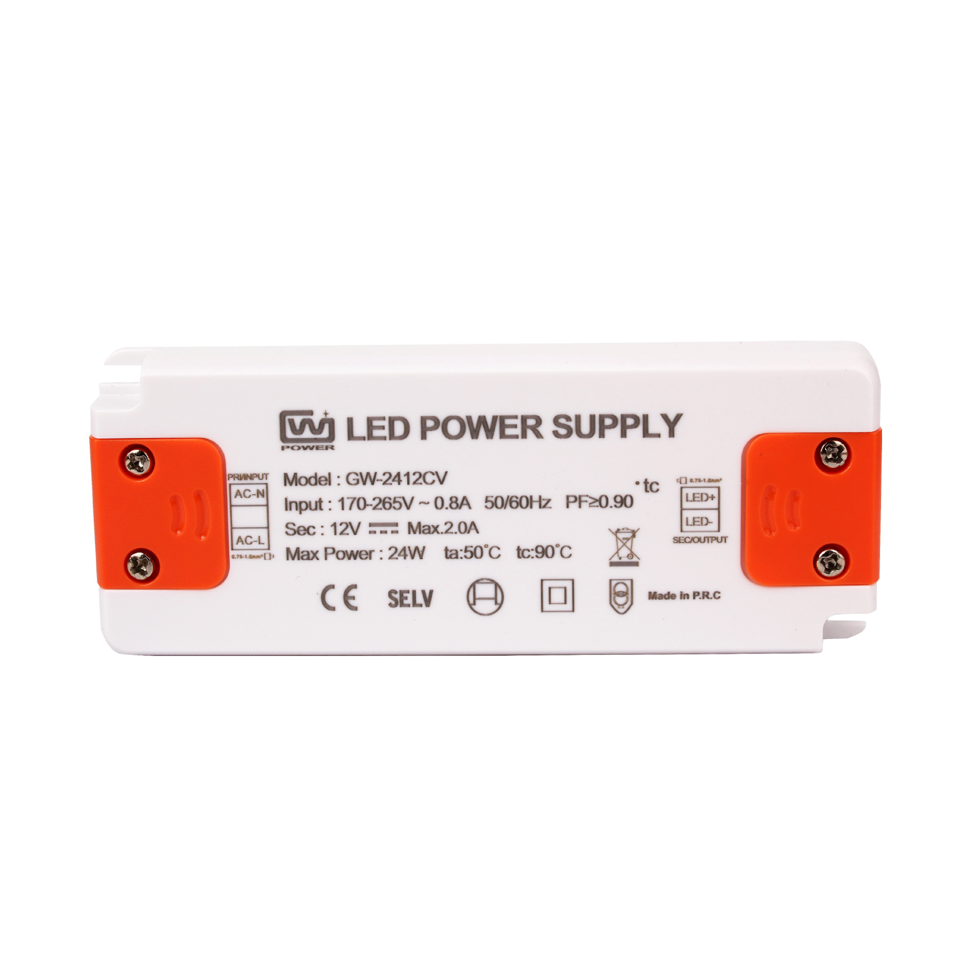 CE Certified High Quality  LED driver Constant Voltage 12V 24V LED strip light switching power supply for LED strip