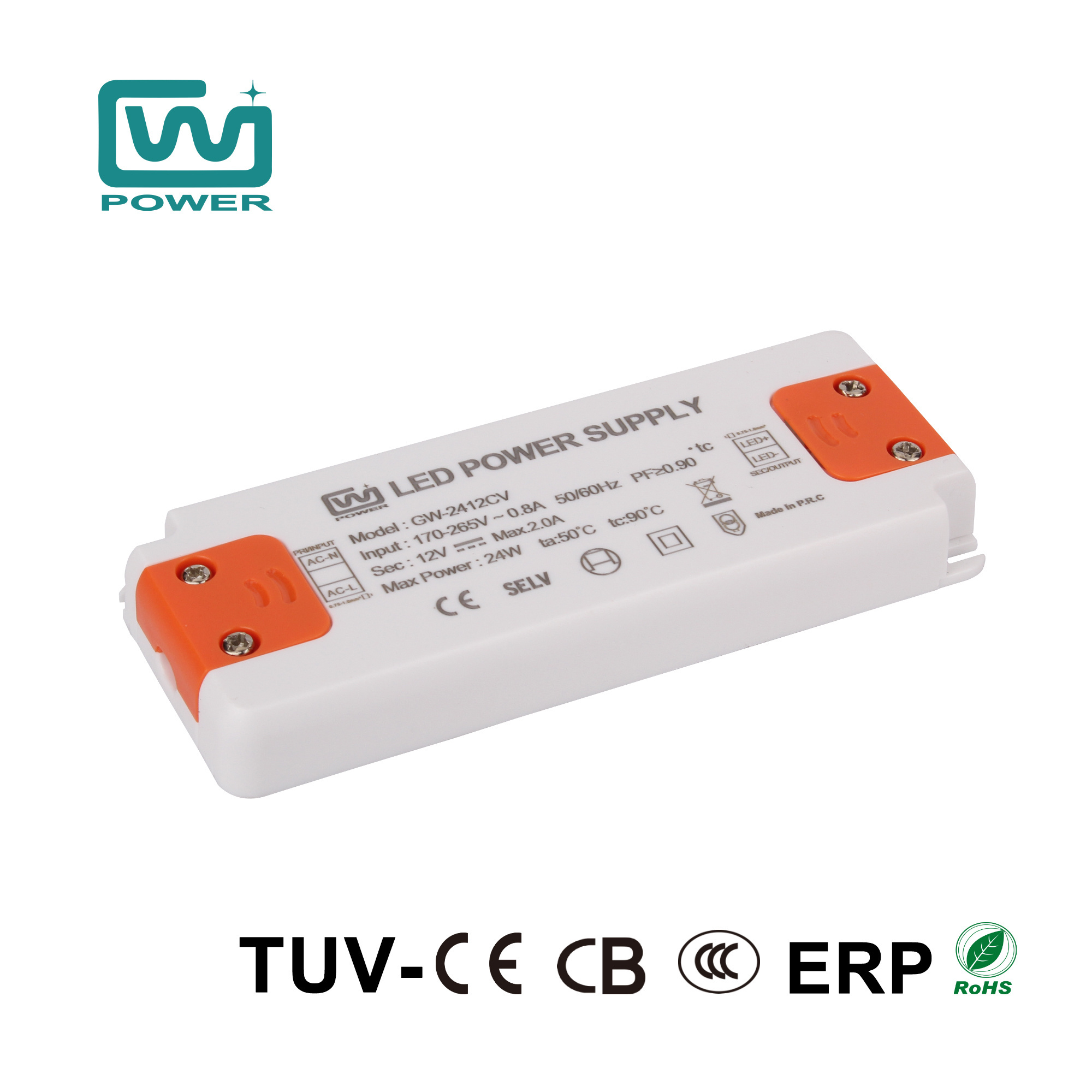 CE Certified High Quality  LED driver Constant Voltage 12V 24V LED strip light switching power supply for LED strip