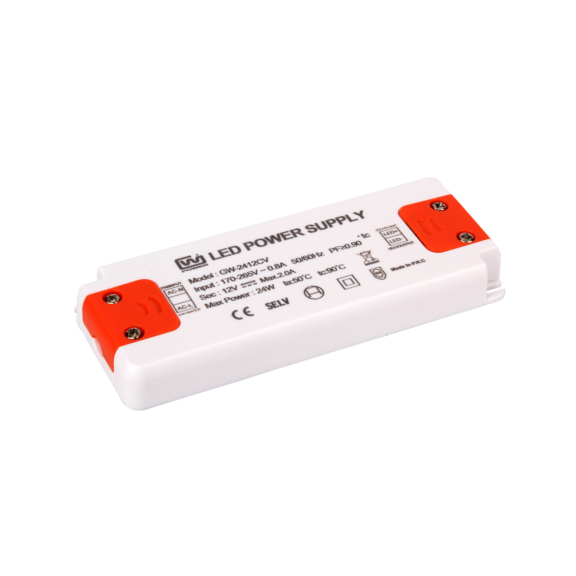 CE Certified High Quality  LED driver Constant Voltage 12V 24V LED strip light switching power supply for LED strip