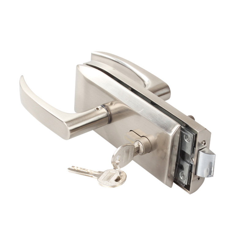 Good Quality Commercial Glass Door Handle Lock Wall To Glass Door Lock