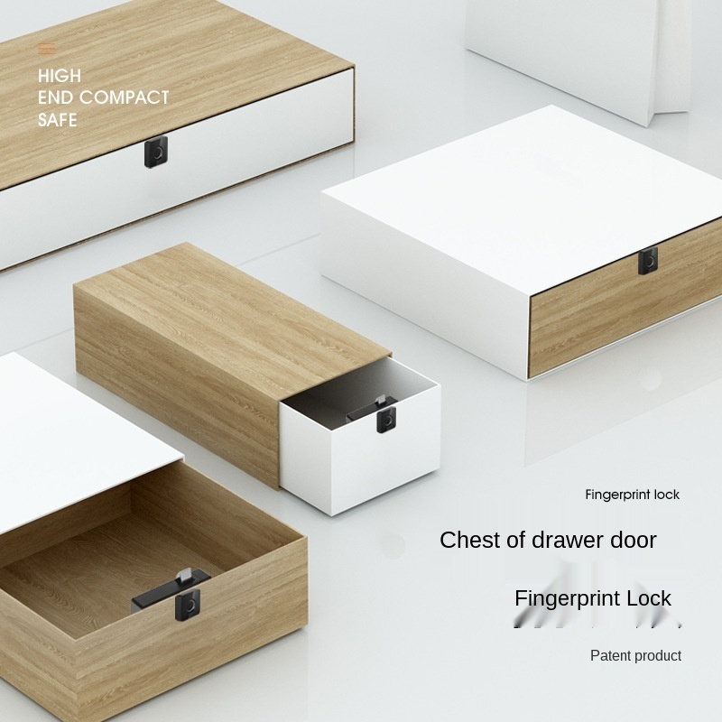 Smart fingerprint drawer lock furniture file cabinet shoe cabinet letter box fingerprint drawer lock