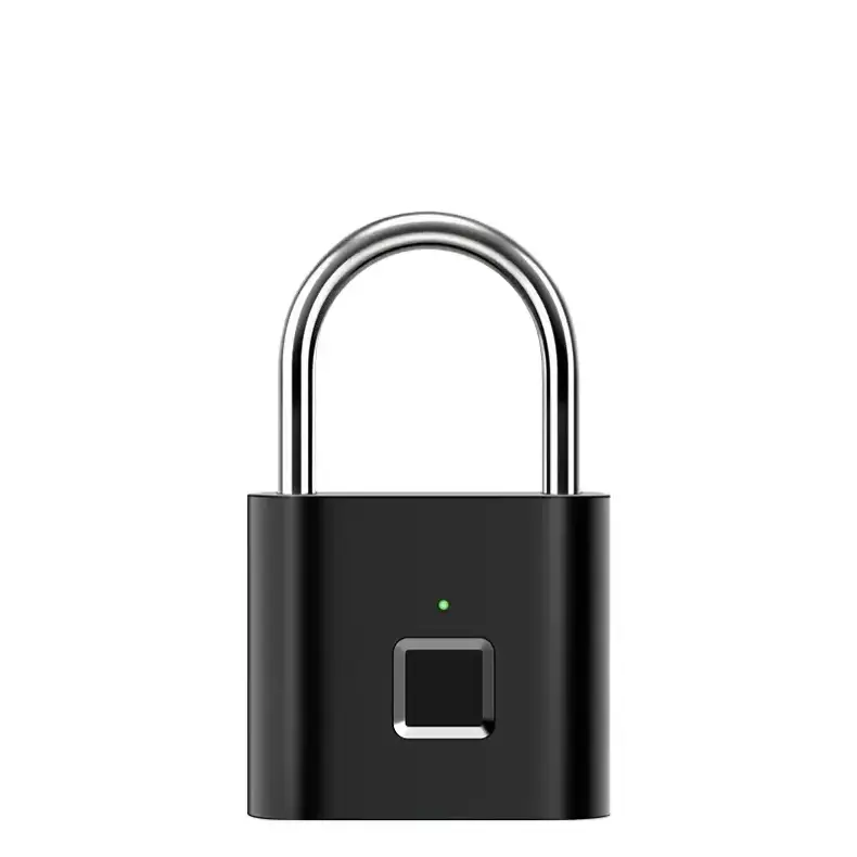 Safe And Reliable Smart Digital Alarm Fingerprint Padlock Automatic Home Electronic Biometric Fingerprint Padlock