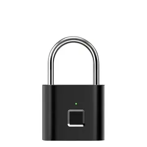 Safe And Reliable Smart Digital Alarm Fingerprint Padlock Automatic Home Electronic Biometric Fingerprint Padlock