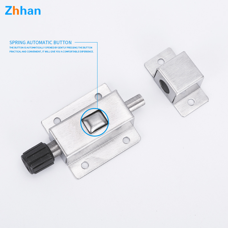 hot sale & high quality spring latch bolt door lock for cabinet doors