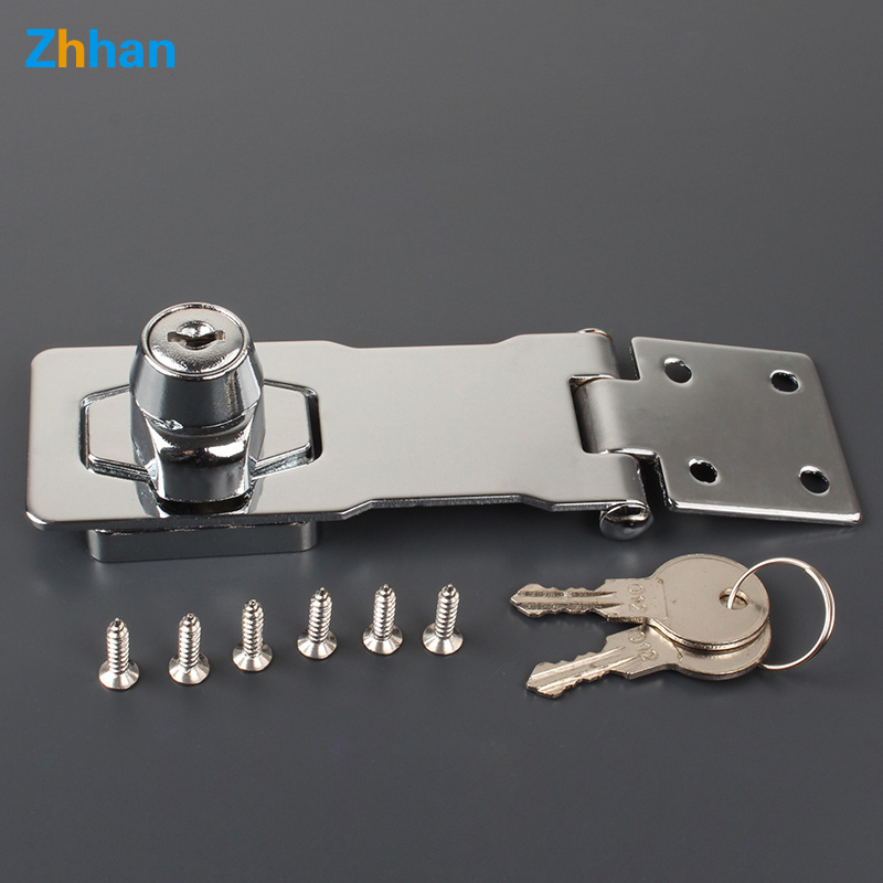 2.5 inches hole free thickening door lock catch bolt clasp/latch safety lock