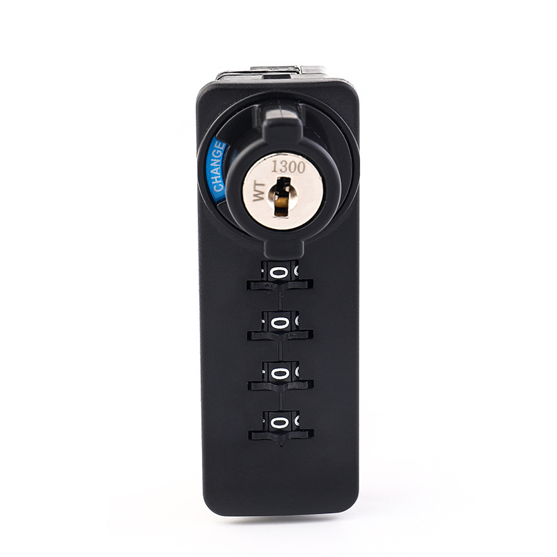 High security 4-digit password lever zinc alloy master key combination lock for Drawer/Donation Box Locker