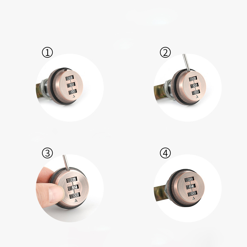 Hot Selling Drawer lock round combination password lock for cabinet