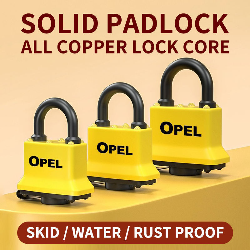 Best Practice Waterproof Yellow Safety Padlock Industrial Durable Security Anti-theft Lock With Master Key