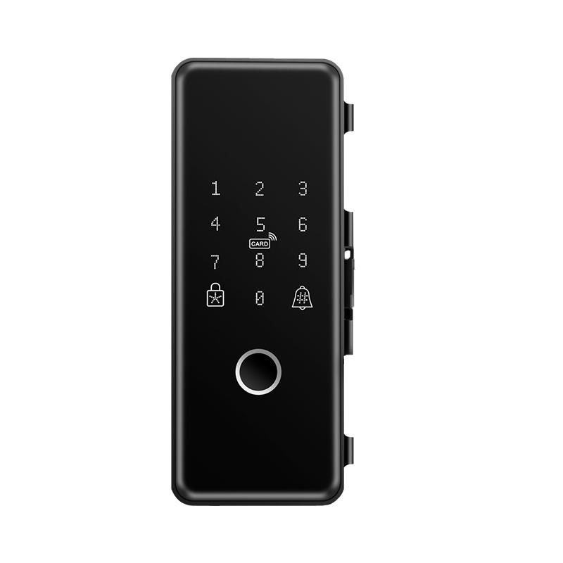 New Product Custom Smart Lock Office Glass Door Lock Digital Password Keypad Code Fingerprint Smart Card Keyless Door Lock