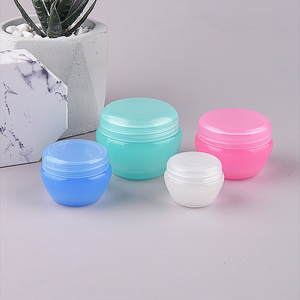 Wholesale cosmetic jars cream bottle 5g 10g 20g and 30g mushroom plastic empty jar private label