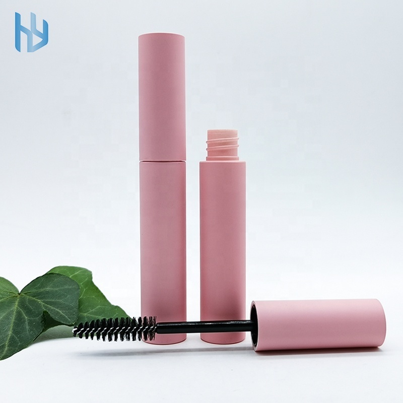 New product make up cosmetic bottle all pink empty mascara tubes with brush