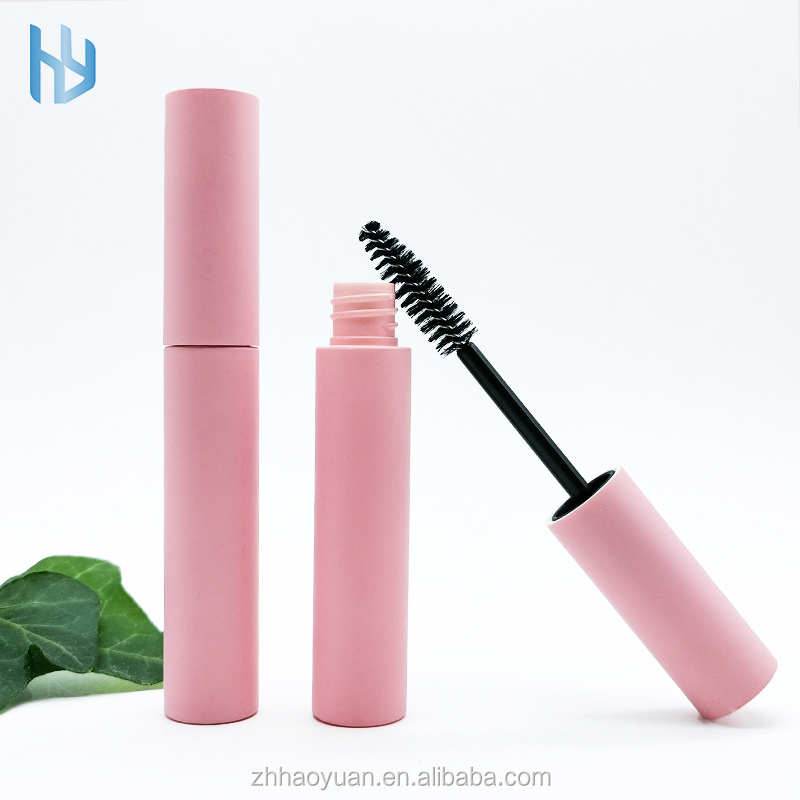 New product make up cosmetic bottle all pink empty mascara tubes with brush