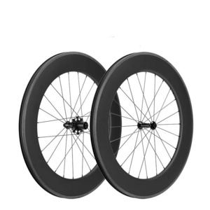 12 Inch Fixed Gear Carbon Fiber Road Electric Bike Wheel For Mountain Bike 700C Taillight Tire Bicycle Wheels