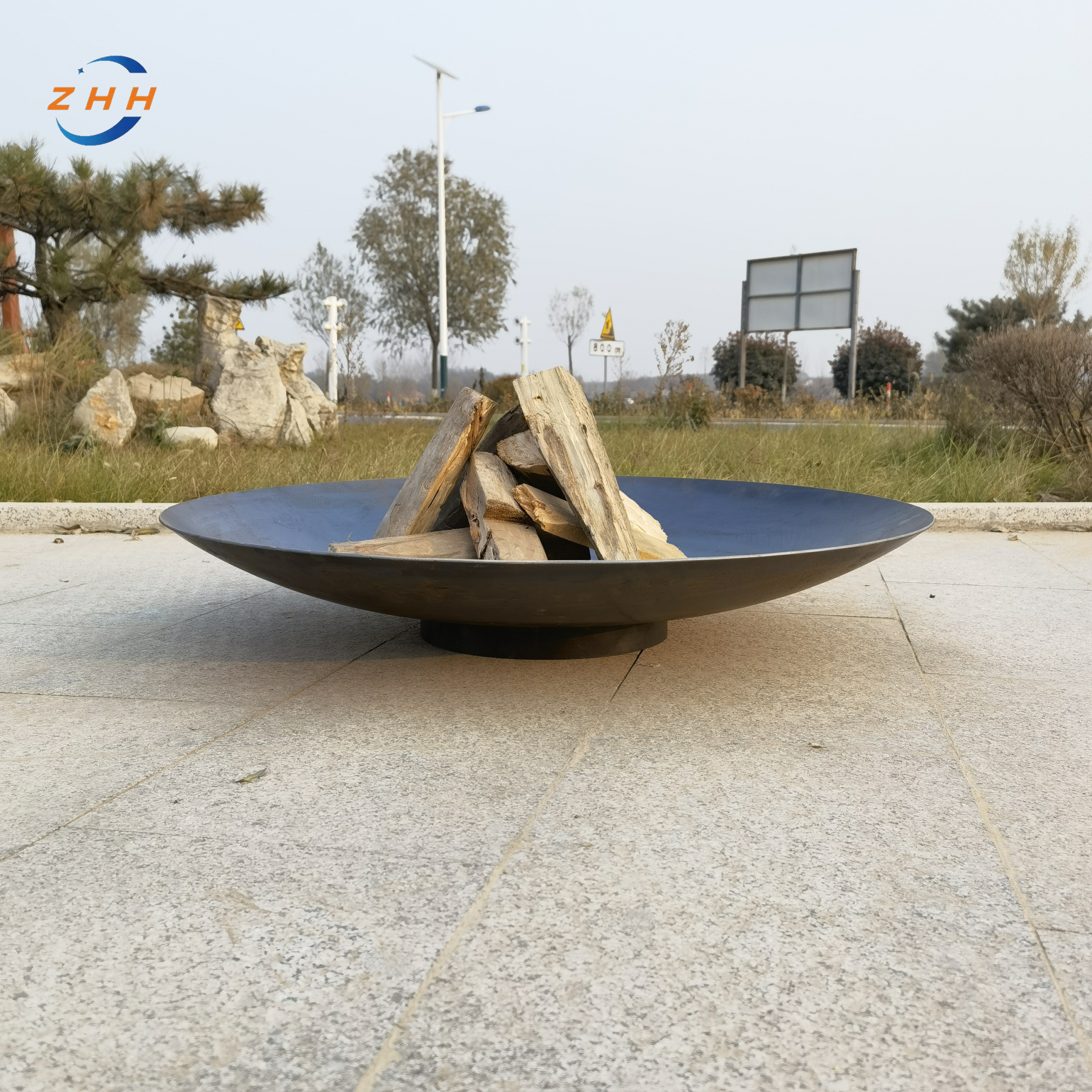 Real Flame Agave Corten Fire Pit for Garden/Outdoor Fire Pit Liner Ring for Garden