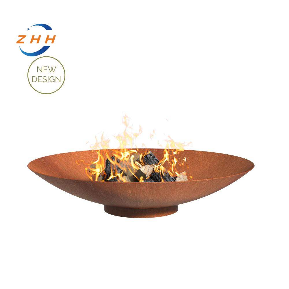 Corten Steel Firepit Bowl Firepits Corten Steel Outdoor Patio Firepit Bowl