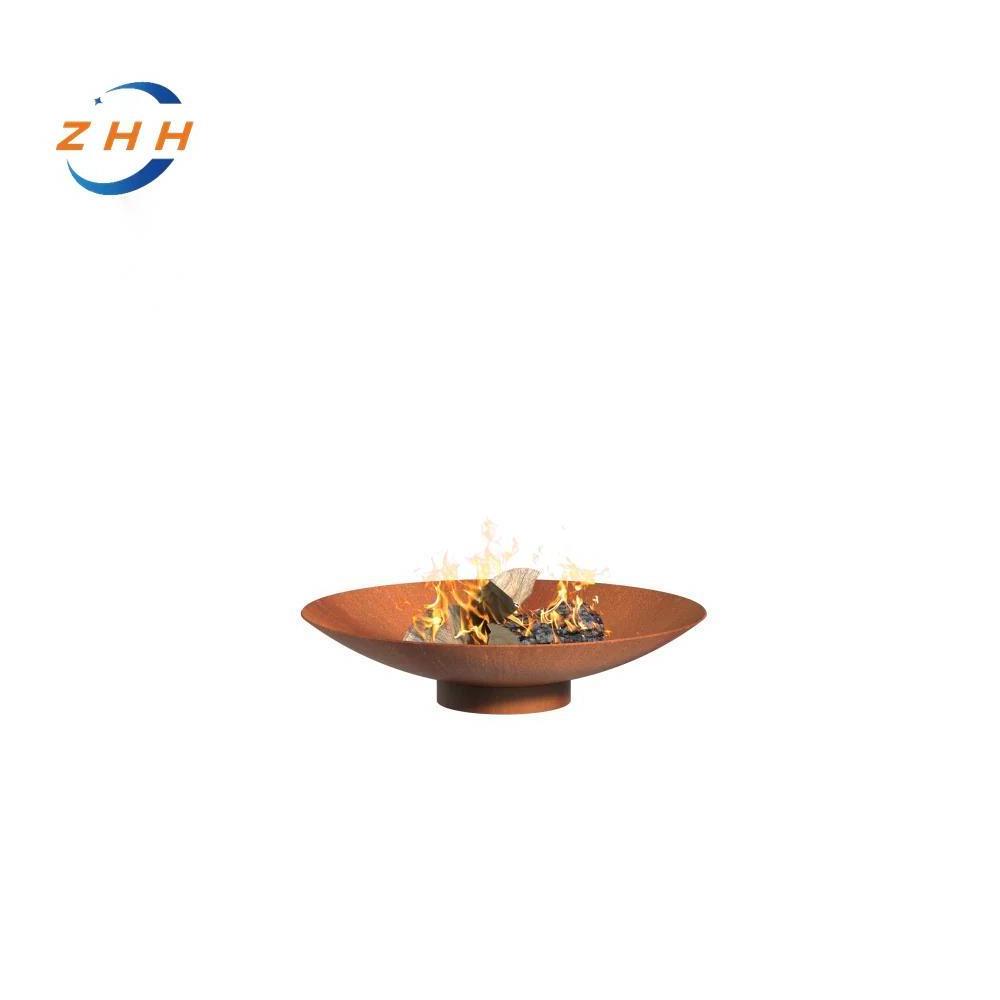 Corten Steel Firepit Bowl Firepits Corten Steel Outdoor Patio Firepit Bowl