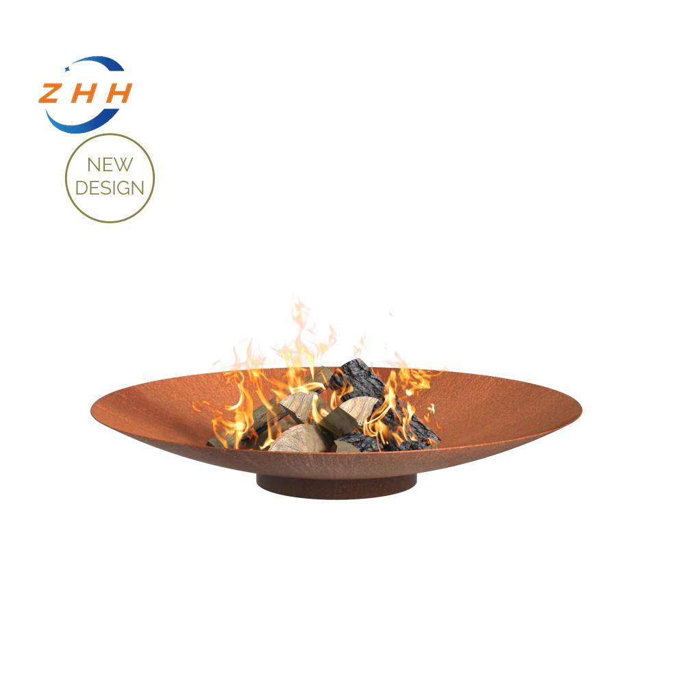 Corten Steel Firepit Bowl Firepits Corten Steel Outdoor Patio Firepit Bowl