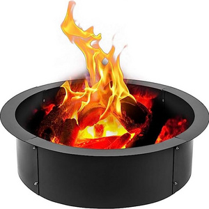 Fire Outdoor Pits Liner Portable Camping Fire Wood Burning Heater Metal Fire Pit Ring with OEM Design