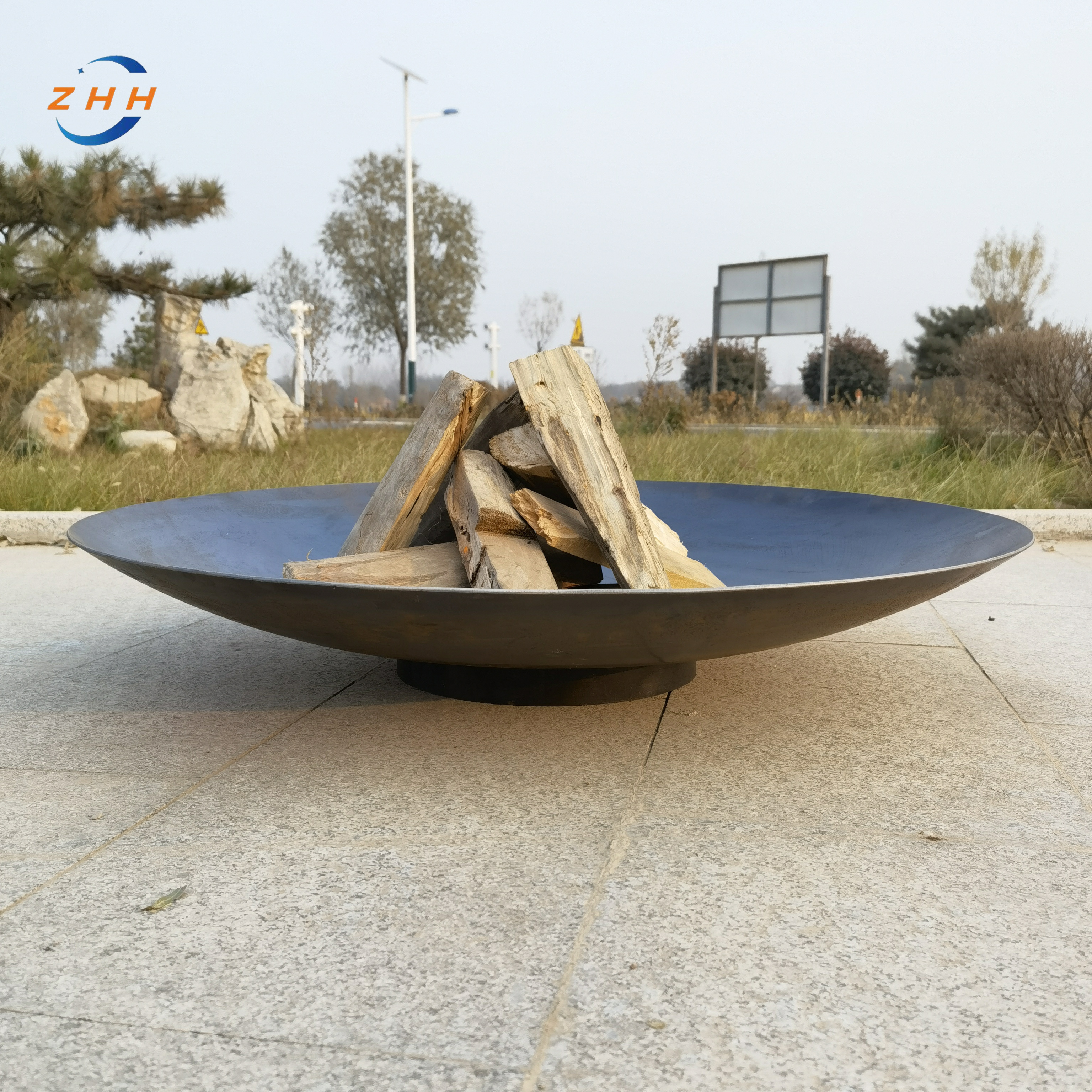 Real Flame Agave Corten Fire Pit for Garden/Outdoor Fire Pit Liner Ring for Garden