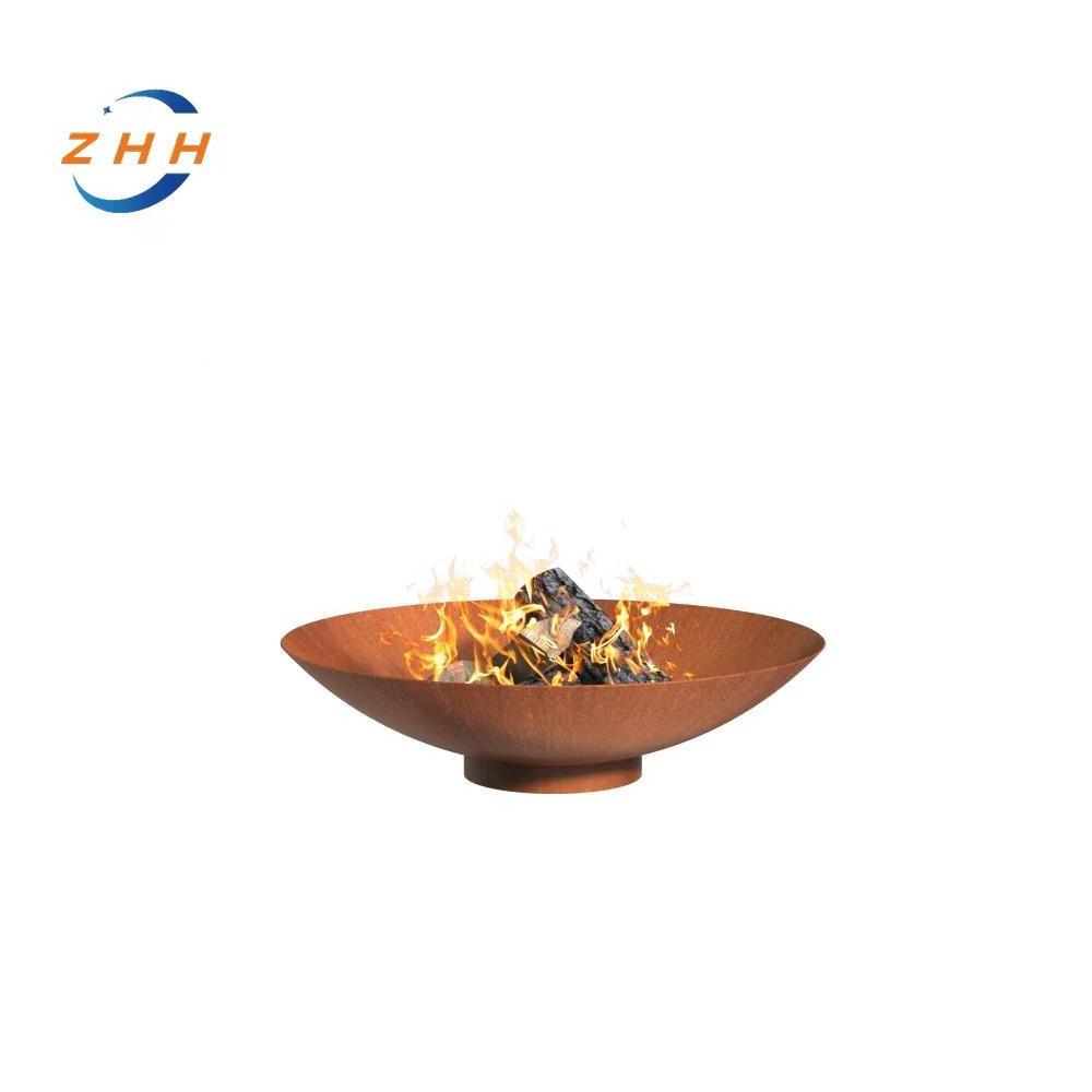 Corten Steel Firepit Bowl Firepits Corten Steel Outdoor Patio Firepit Bowl