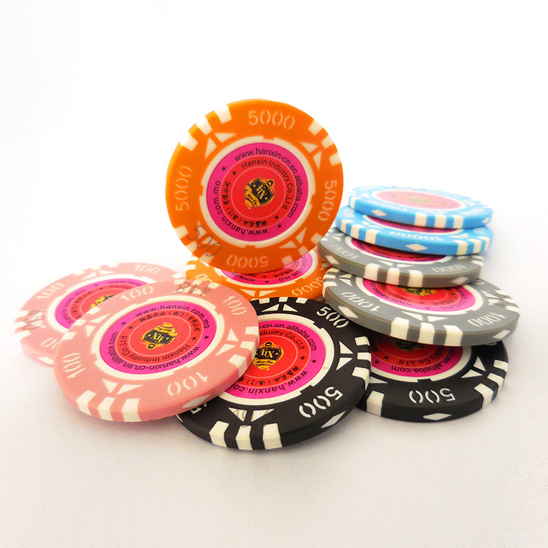 12g ABS Material UV Poker Chips Fichas De Casino Poker Personalizada