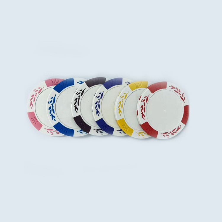 In Stock Pure Clay Poker Chips Tournament Set 1000 Chips Without Sticker Clay Casino Chips