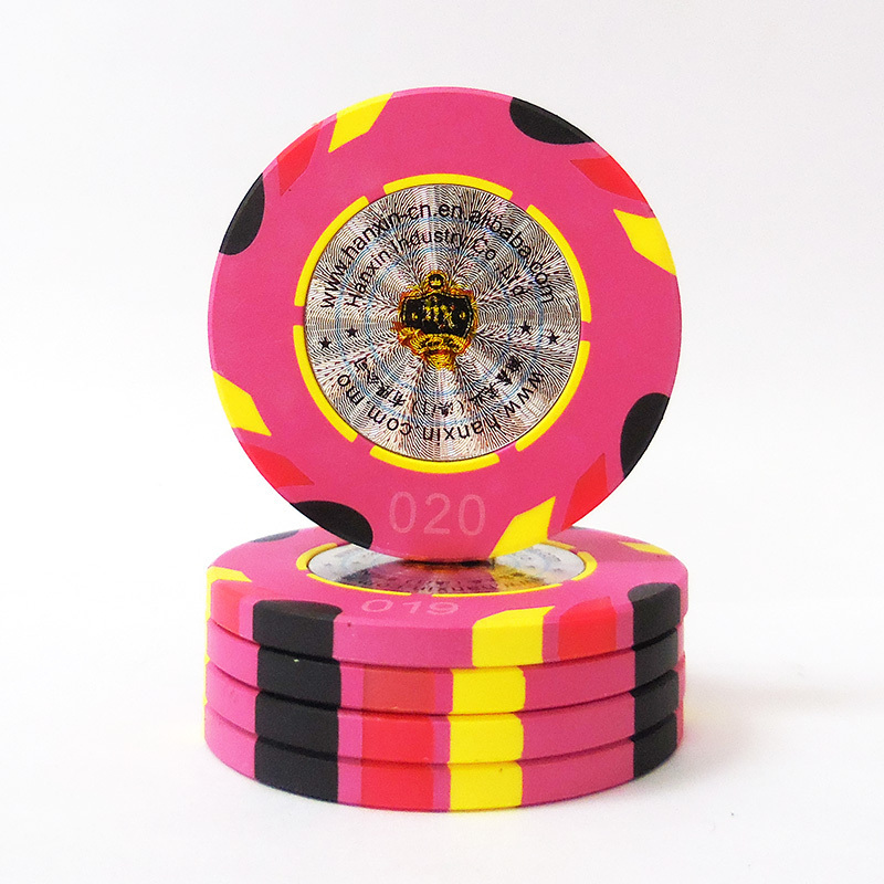 High Quality Nylon Casino Chip Custom Fichas Numeradas De Cash Poker Chip