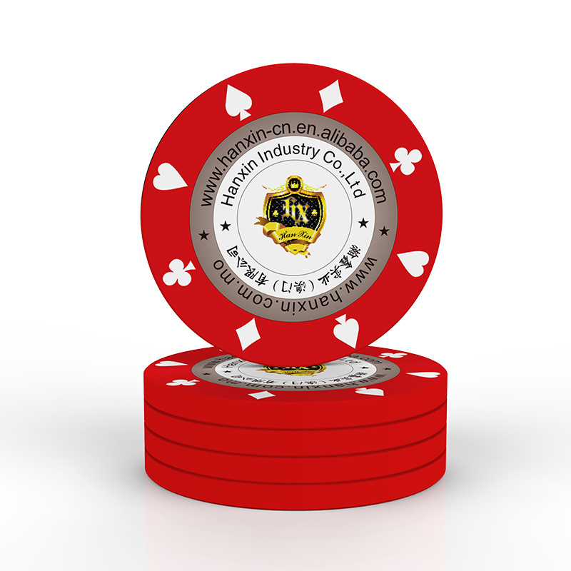 Professional Casino Roulette Poker Chip Roulette Wheel Checks