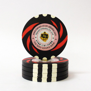 Poker Chips Clay Custom Sticker Casino Chip Set Poker Fiche