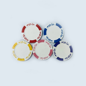 Ready To Ship 40mm Clay Material Blank Poker Chips