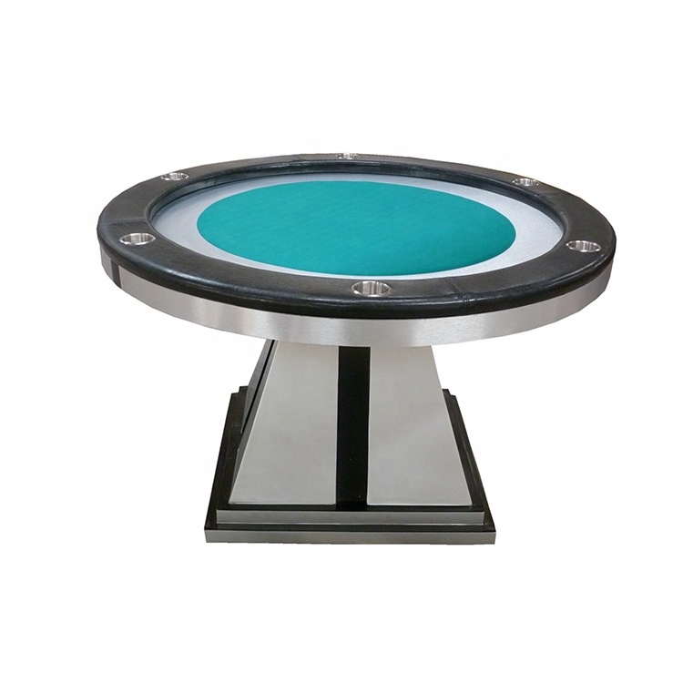 Home Use Round Shape Poker Table With Cup Holder