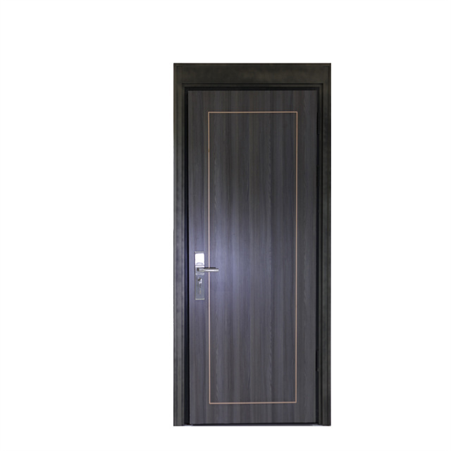 Standard simple design external metal door for house, iron single metal door design for apartment