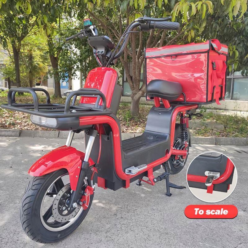 Fast food Pizza Delivery Monocycle Electric Scooter 48v 1000W with Big Rear Box scooter