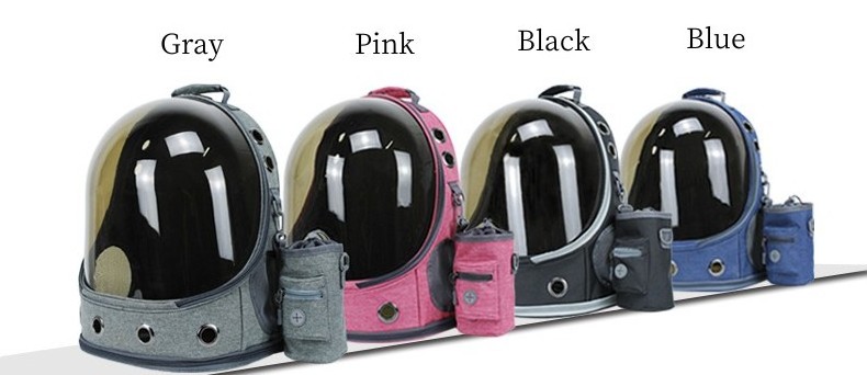 Factory wholesale transparent pet cat bag dog backpack space capsule airline approved outdoor travel carrier dog cat accessories