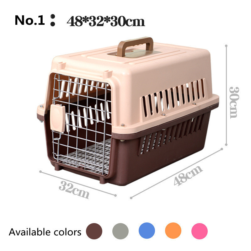 Airline approved pet travel carrier cat box small medium large dog cat cage portable breathable big space kennel