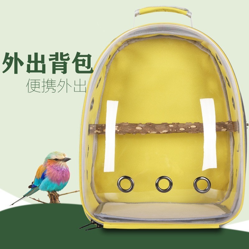 Wholesale High Quality Pet Carrier Airline Approved bird parrot Bags Travel Pet Carrier Transparent Pet Backpack