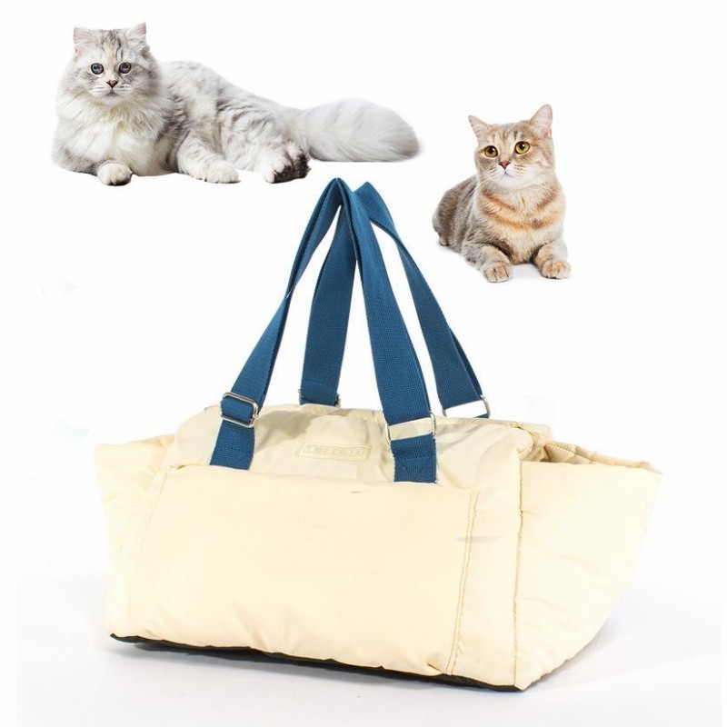 Hot sale dog cat tote bag winter soft warm indoor pet nest multipurpose dog cat travel carrier handbag backpack accessories