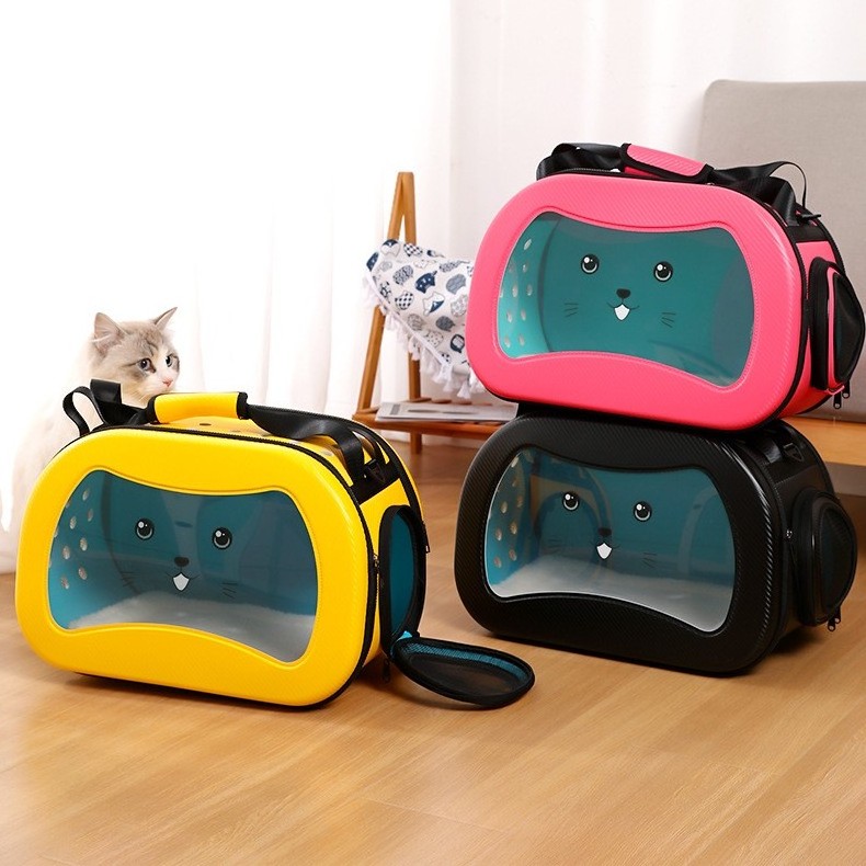 Airline approved transparent dog backpack waterproof folding pet travel sling carrier puppy doggy outdoor travel pet cat bag