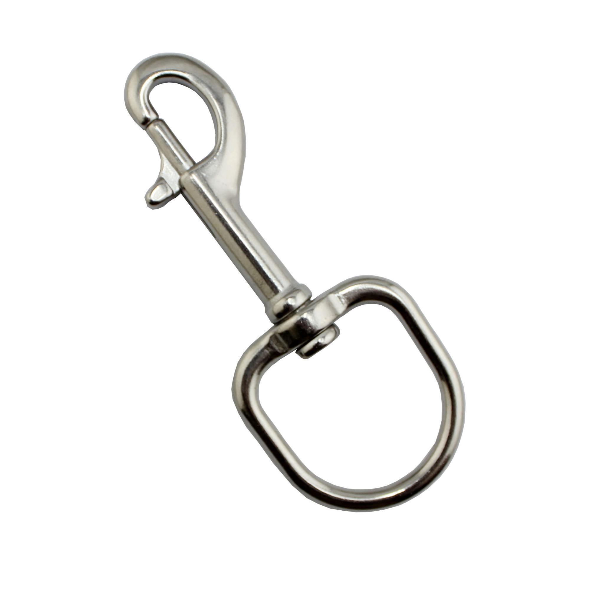 Stainless steel 316 Swivel Eye Snap metal Hooks Dog Leash Clips Heavy Duty Pet Leash chain