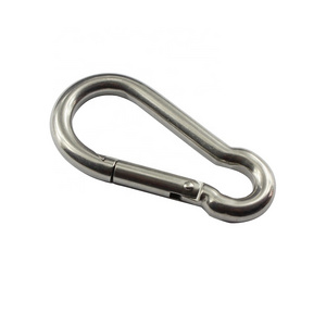 rigging hardware 60mm stainless steel 316 snap hooks carabiner outdoor hanging hammock snap hook