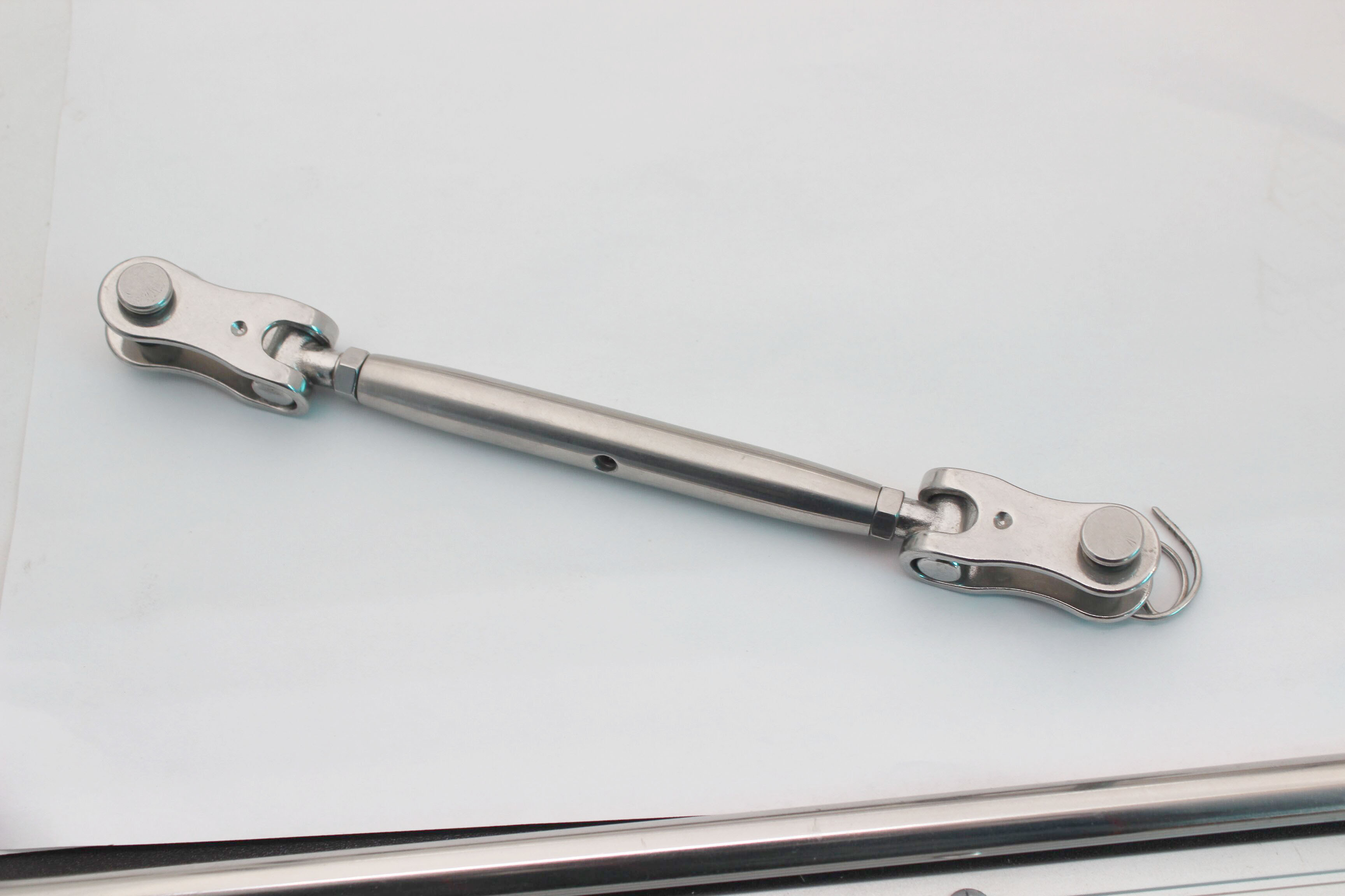 Rigging hardware M12 turnbuckle stainless steel 316 turnbuckles the double tensioner