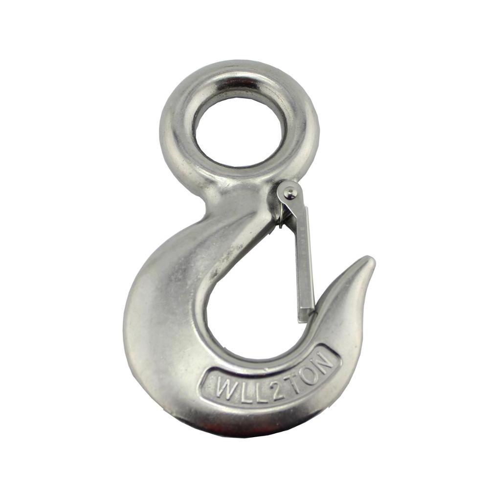 Rigging hardware cargo hook stainless steel 304 crane lifting eye hook