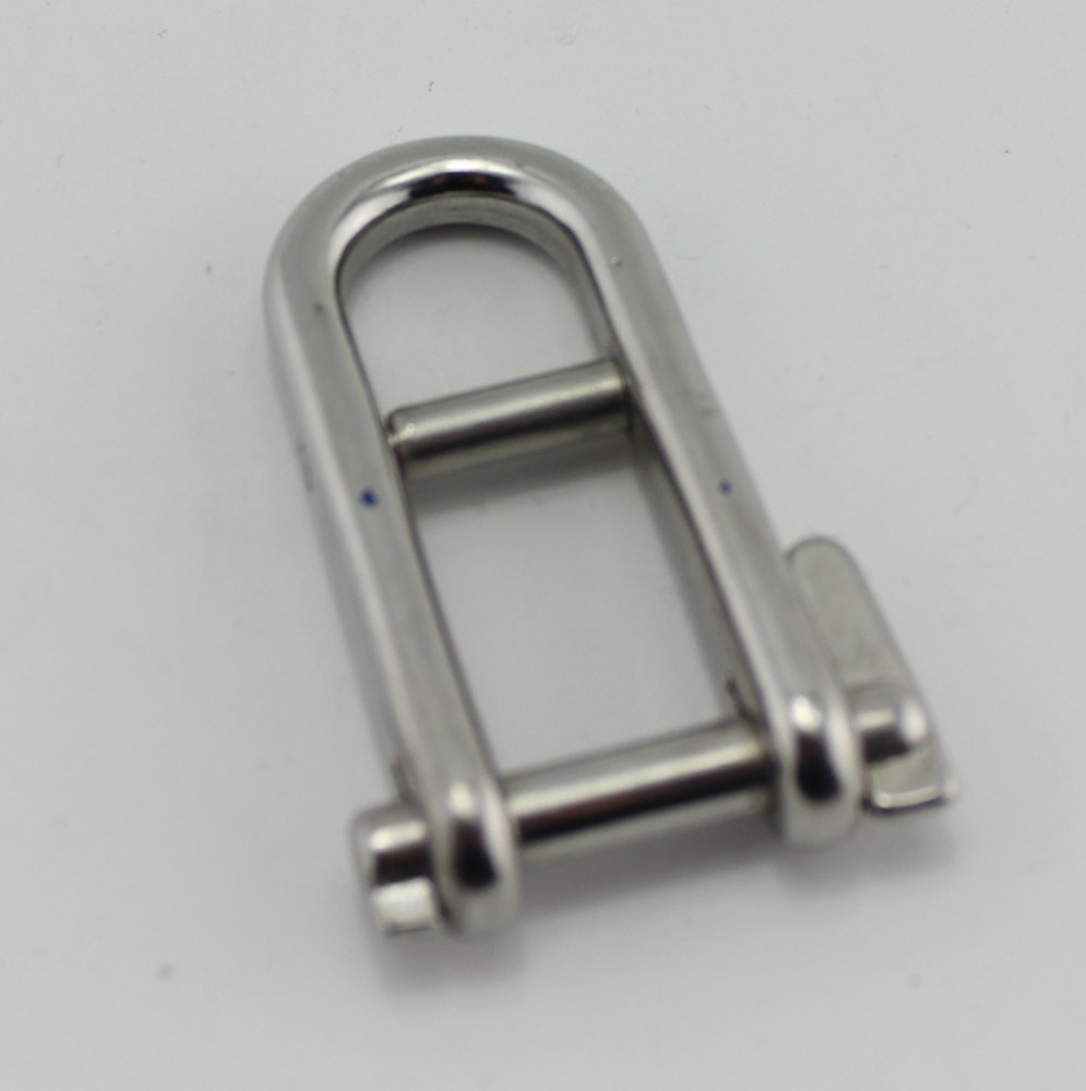 Stainless Steel Marine Grade Key Pin Halyard Shackle with Bar